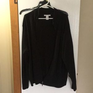 Geoffrey Beene zip up cardigan